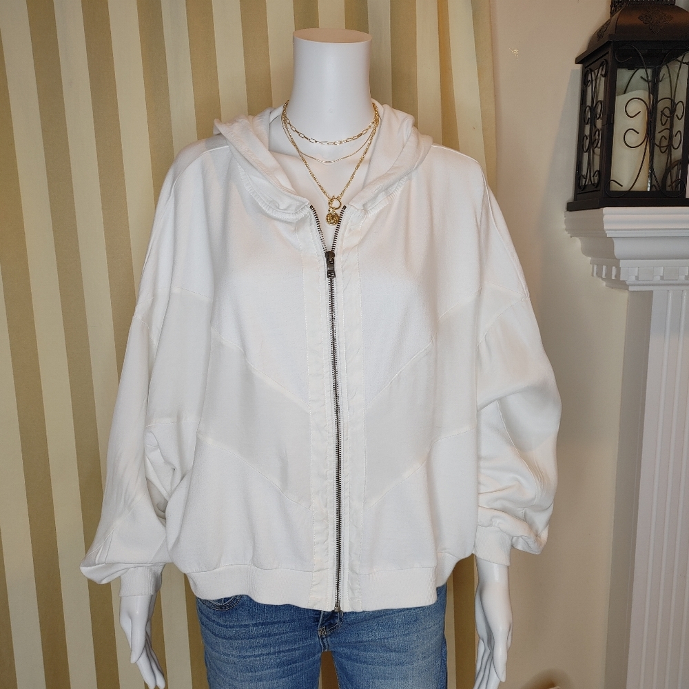 VICTORIA'S SECRET DOLMAN SLOUCHY VARSITY JACKET M